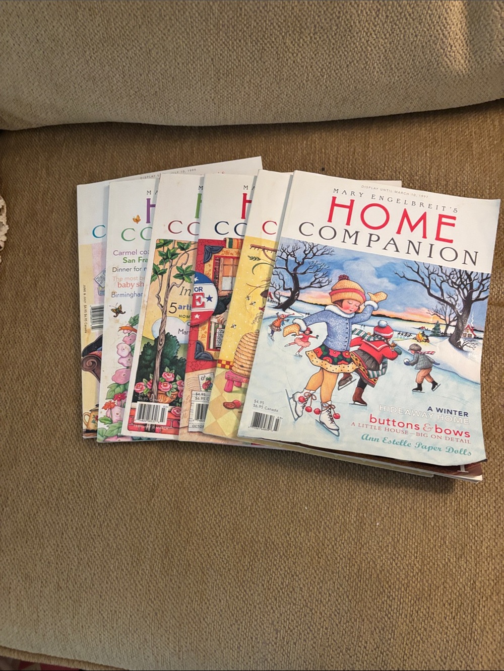Mary Englebreit Home Companion bundle of six